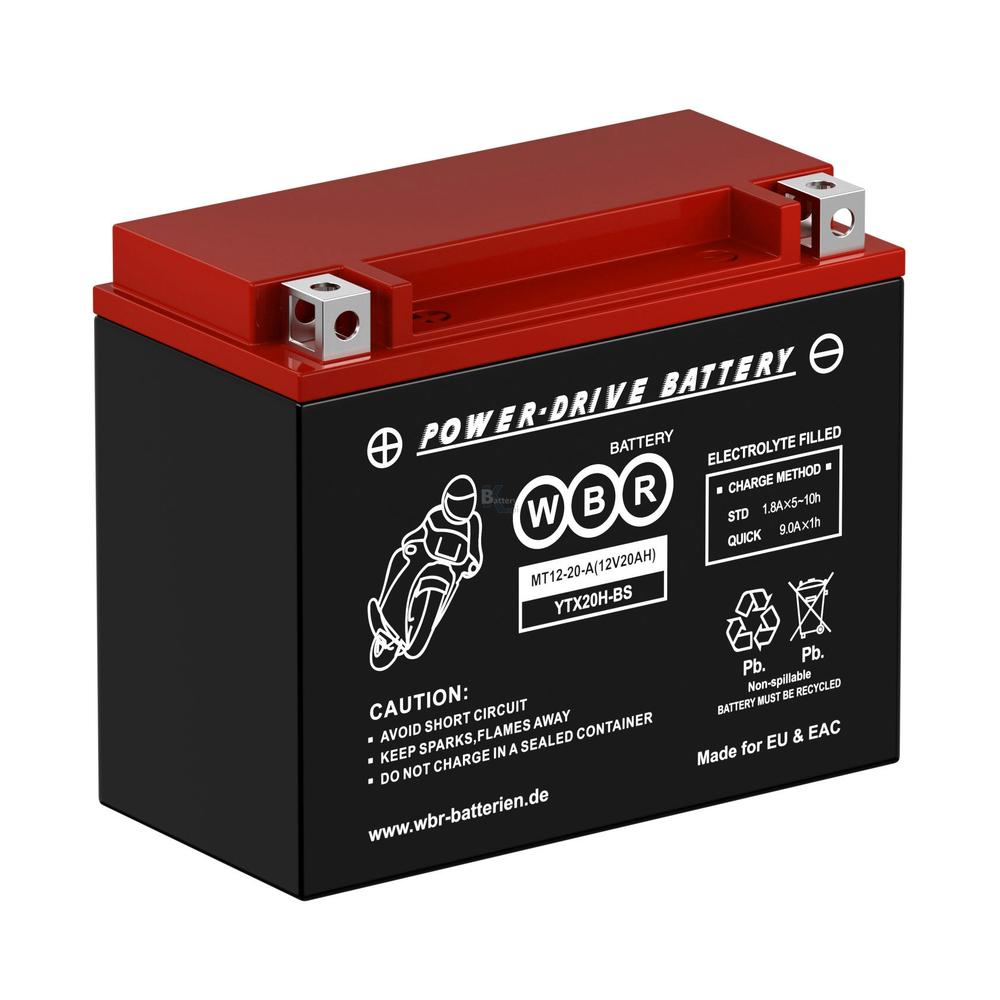 Аккумулятор WBR SMT / WBR MT 12-20-A (YTX20H-BS)