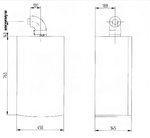 Котел газовый настенный Baxi LUNA-3 310 Fi (CSE45631366-)