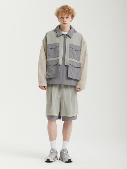 Мужская Куртка Mesh Layered
