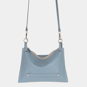 Сумка Julie из кожи теленка, голубого цвета