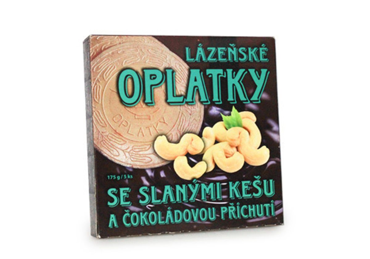 Вафли с начинкой из шоколада и кешью, 175г