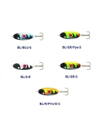 Блесна для рыбалки Monni 60/15 с камнем, BL/GR/Fye-S