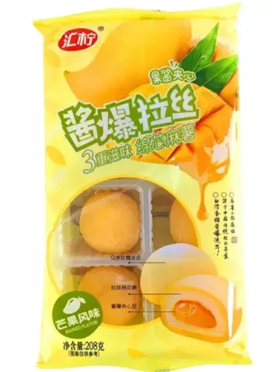 Моти с джемовой начинкой со вкусом манго 208 г