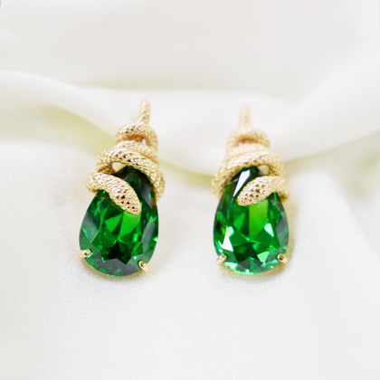 Серьги Serpenti