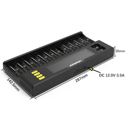 Зарядное устройство Liitokala Lii-S12 Standard, для аккумуляторов, EU
