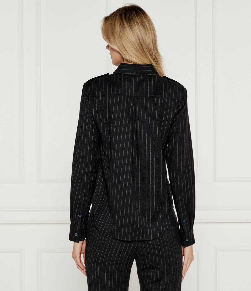 Хлопковая рубашка Michael Kors - графитовый(MF4400CF2A)