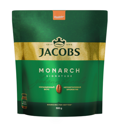 Jacobs Monarch 500гр м/у растворимый
