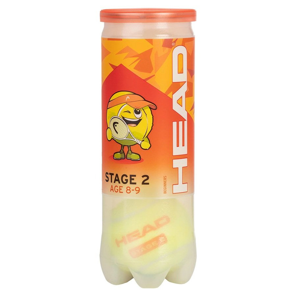 Мячи для тенниса детские HEAD STAGE 2 ORANGE