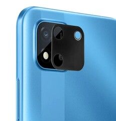 Защитное стекло для камеры для Realme C11 / C20 2021 (Черная рамка)