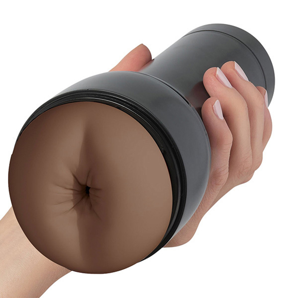 Коричневый (темный карамельный) мастурбатор-анус 22,3см Kiiroo Feel Stroker Dark Caramel