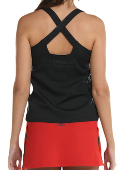 Женский топ теннисный Bullpadel Orlas - черный