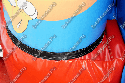 Коммерческий надувной батут "Батутный дрифт" 5,5*3*2,5 м