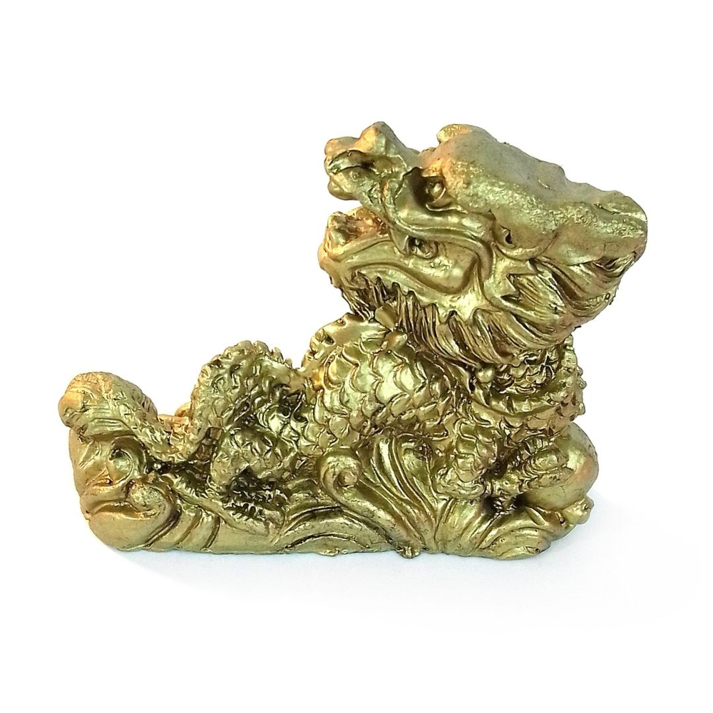 Дракон оберег на защиту и процветание,полистоун