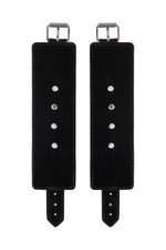 Черные наручники Anonymo на сцепке (Цвет: черный)