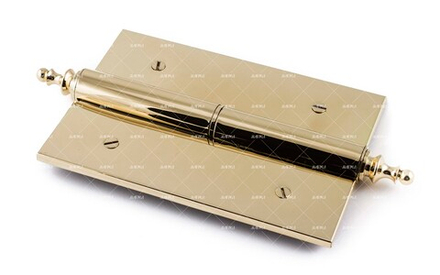 Петля разъёмная большая карточная сталь латунь усиленная 150 мм