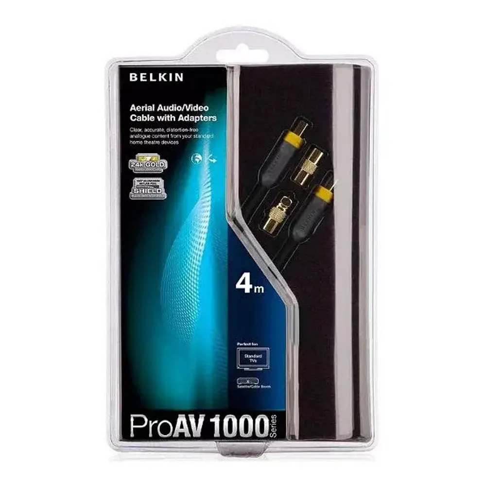 Кабель телевизионный Belkin AV10008qp 4м.