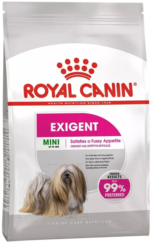 Сухой корм Royal Canin Mini Exigent для собак привередливых в питании, 3 кг