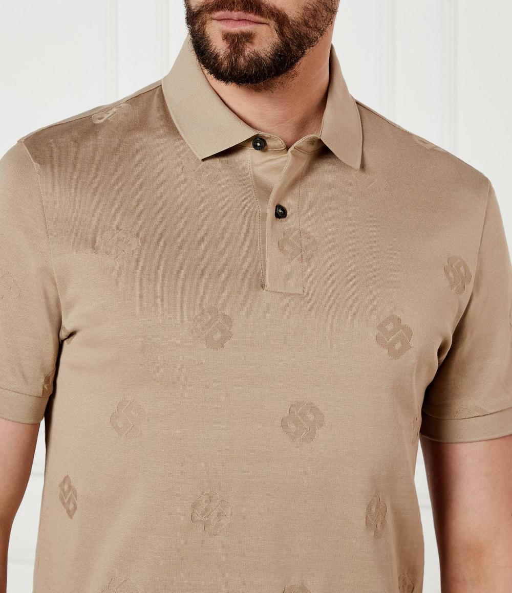 Поло C-Prout 109 BOSS BLACK - бежевый(50532765)