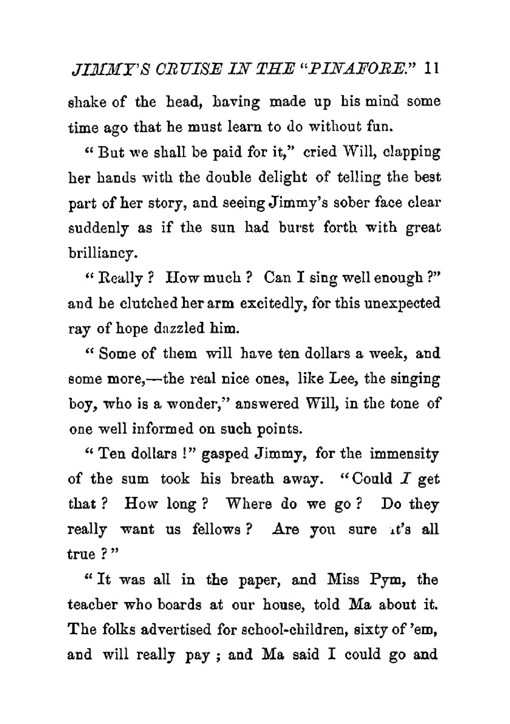 Jimmy's Cruise in the 'Pinafore,' &c | Alcott Louisa May