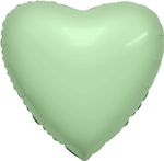 Шар (19''/48 см) Сердце, Олива, 1 шт.