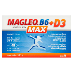Magleq B6 Max + D3 - 45 таблеток
