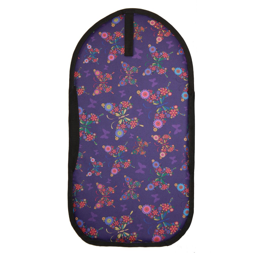 Ледянка Hubster Бабочки фиолетовые, овальная 45x85см