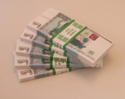 Пачка денег 1000 рублей
