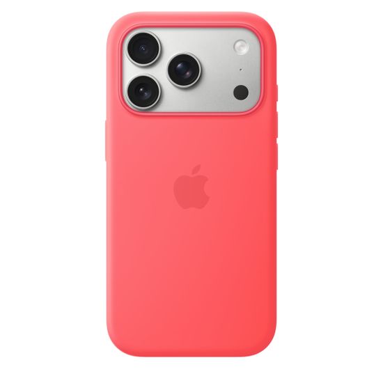 Apple Silicone Case with MagSafe iPhone 17 Pro Bright Guava