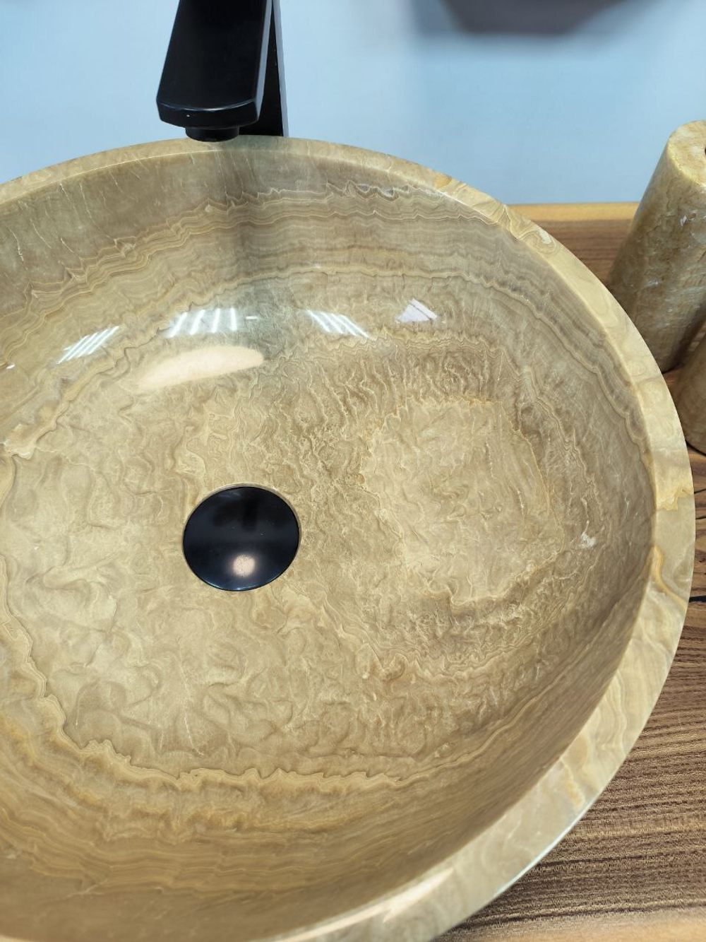 Раковина из оникса Bowl Sunset BO-65705 40*40*15 из натурального камня