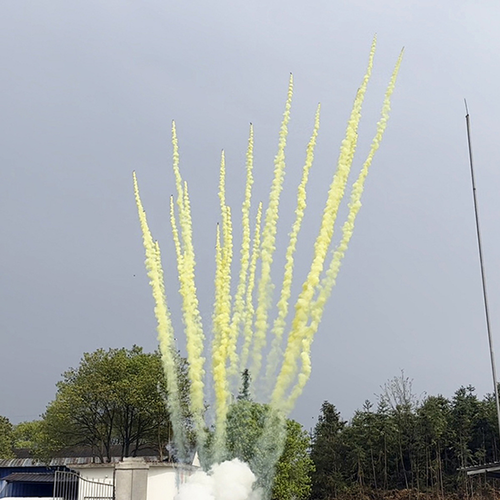СУ0502512 Дневной веерный салют "PIROFF Fireworks" (1,2" х 25 залпов)