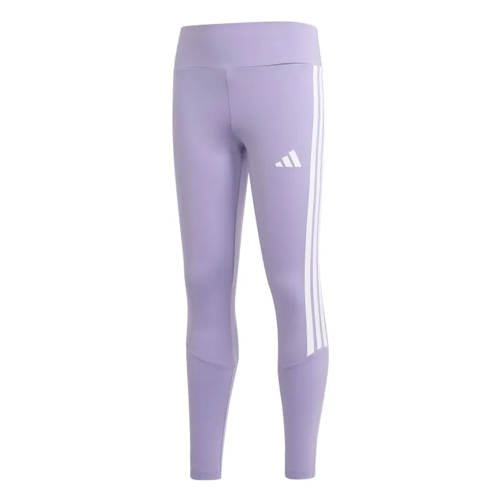Брюки для девочки теннисные Adidas Girls Train Essentials 3 Stripes - magic lilac/white