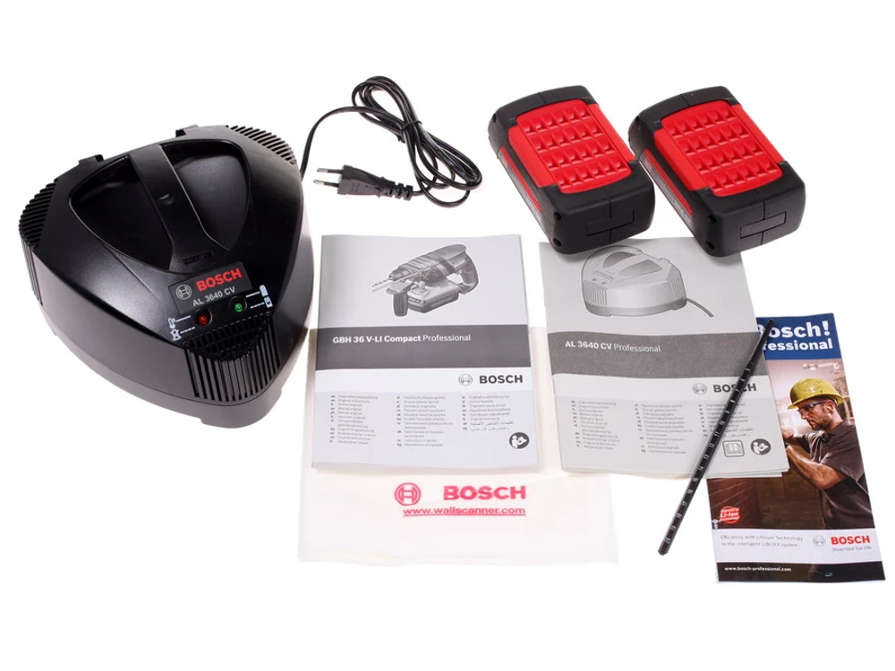 Аккумуляторный перфоратор Bosch GBH 36 V-EC