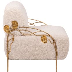 Кресло Нимфея Какао Бронза