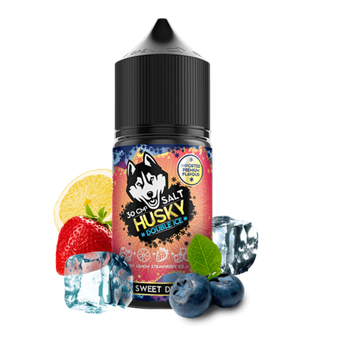 Жидкость HUSKY IMPORT DOUBLE ICE Salt (20MG) 30 ml - Sweet Dream (Черника, лимон и клубника)