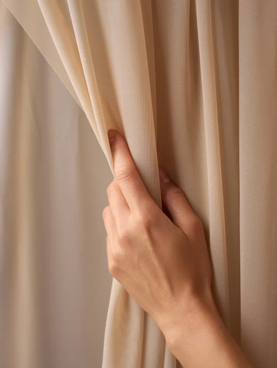 Сетка эластичная оптом Китай A957, (аналог Lauma арт. 556), бежевый