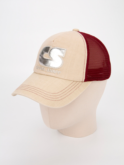 Бейсболка Snapp CS - CASUAL SNAPP (бежевый/бордовый)