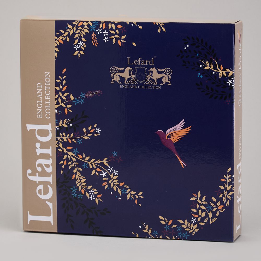 НАБОР ТАРЕЛОК ЗАКУСОЧНЫХ LEFARD "GOLDEN BIRDS" 2 ШТ. 20*2 СМ (КОР=12НАБ.)