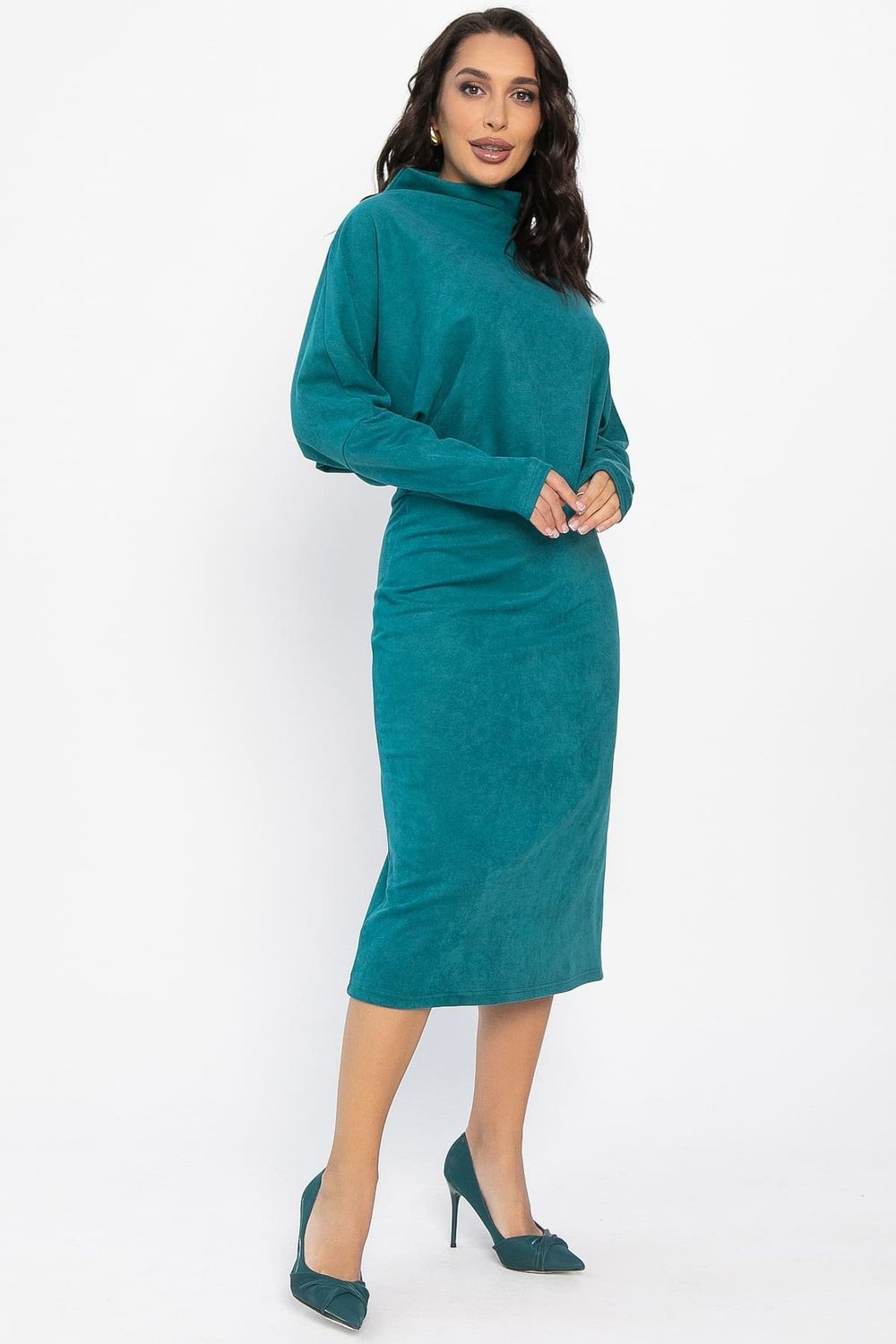 Платье Северина (зеленое море) П14571-12М LT Collection