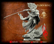 Фигурка Маления Клинок Микеллы богиня гнили Кольцо Элдена Malenia blade of miquella Goddess of Rot Elden Ring