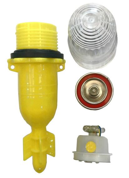 Маяк подводный Borne Point c датчиком света желтый свет