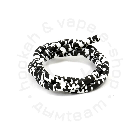 Шланг силиконовый Bazooka, материал soft touch, 2D хакки черн/белый 1,5 м