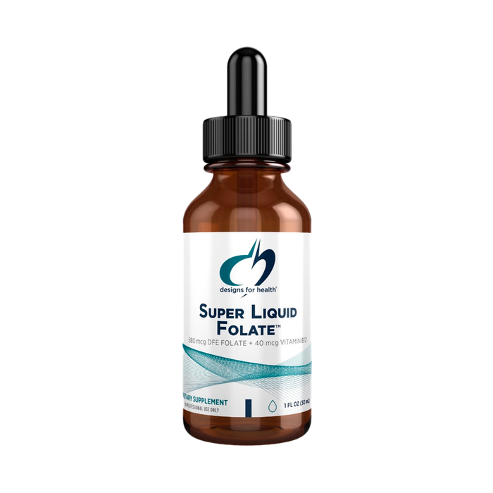 Фолат в жидкой форме, Super Liquid Folate, Designs For Health, 30 мл