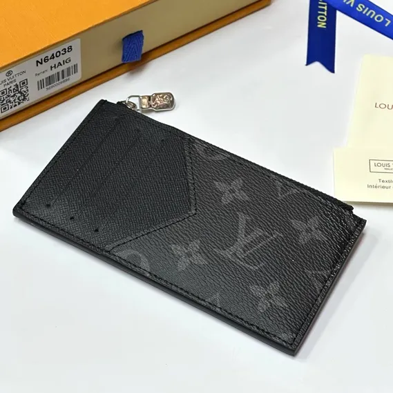 Держатель для карт Louis Vuitton, чёрный
