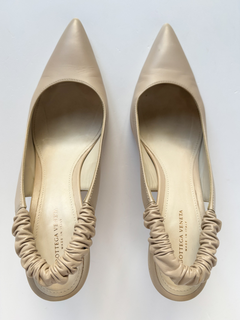 Кожаные туфли Bottega Veneta, 38,5