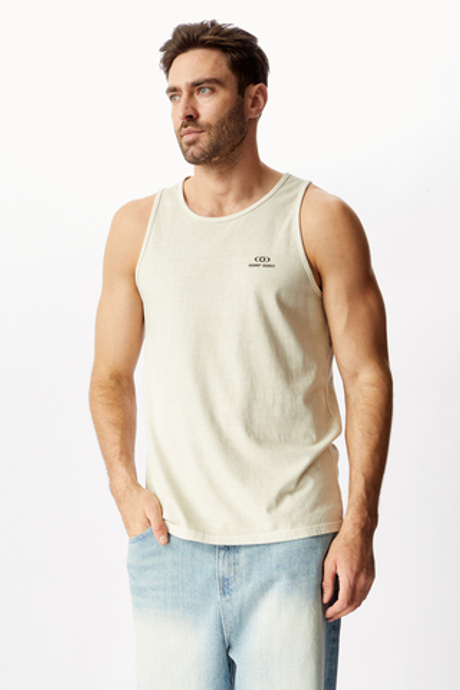 Бежевая майка Gorpgort