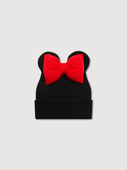 Шапка Минни, Черный с красным бантом