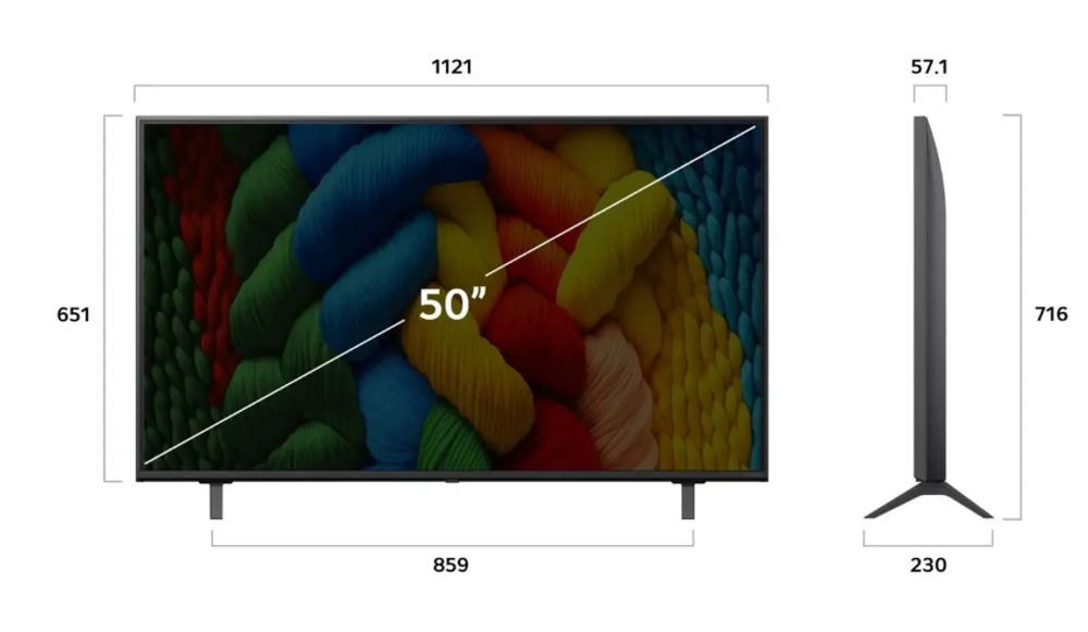 Телевизор  LG 50NANO81A6A.ARUG