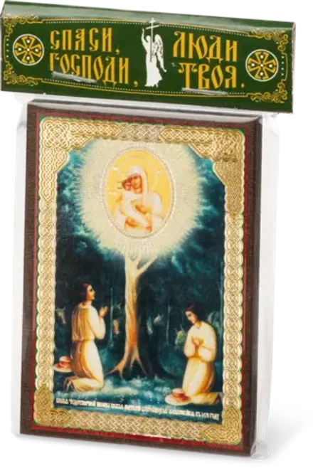 Икона БМ "Жировицкая" 6х9 на МДФ-6