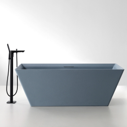 Ванна из искусственого камня ABBER Berlin AM9912G серая