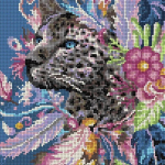 Алмазная мозаика 30*40см KiKi «Арт ягуар» полная выкладка VA033